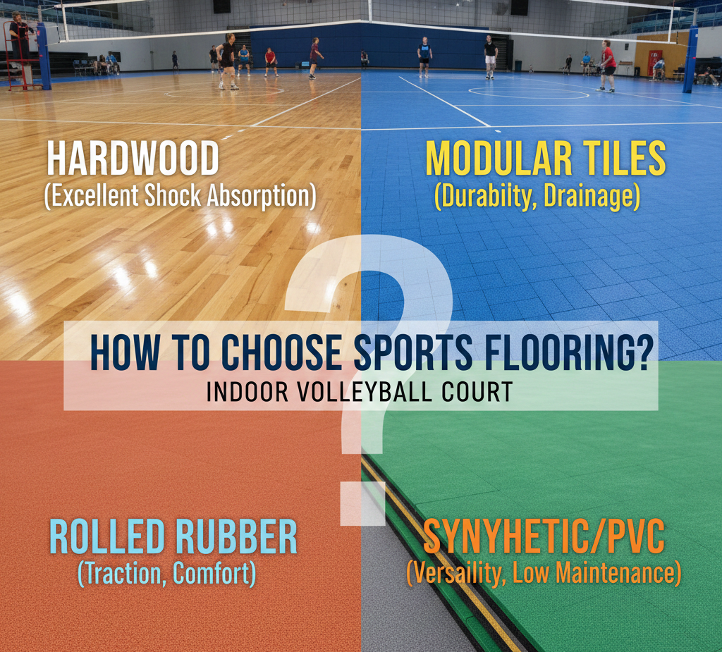 How to Choose Sports Flooring for an Indoor Volleyball Court