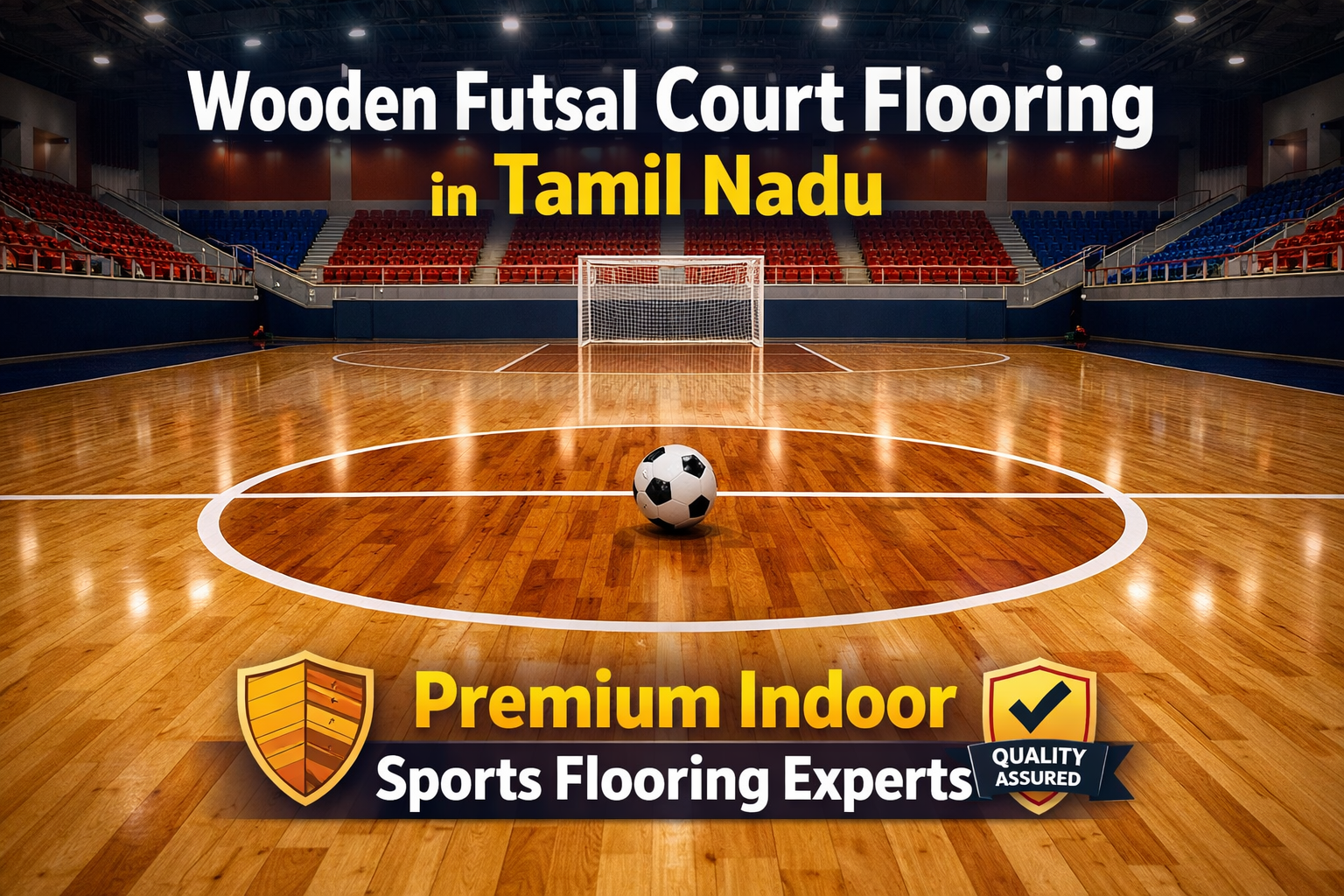 Wooden Futsal Court Flooring in Tamil Nadu