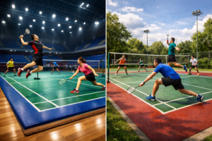 Types of Badminton Court Flooring