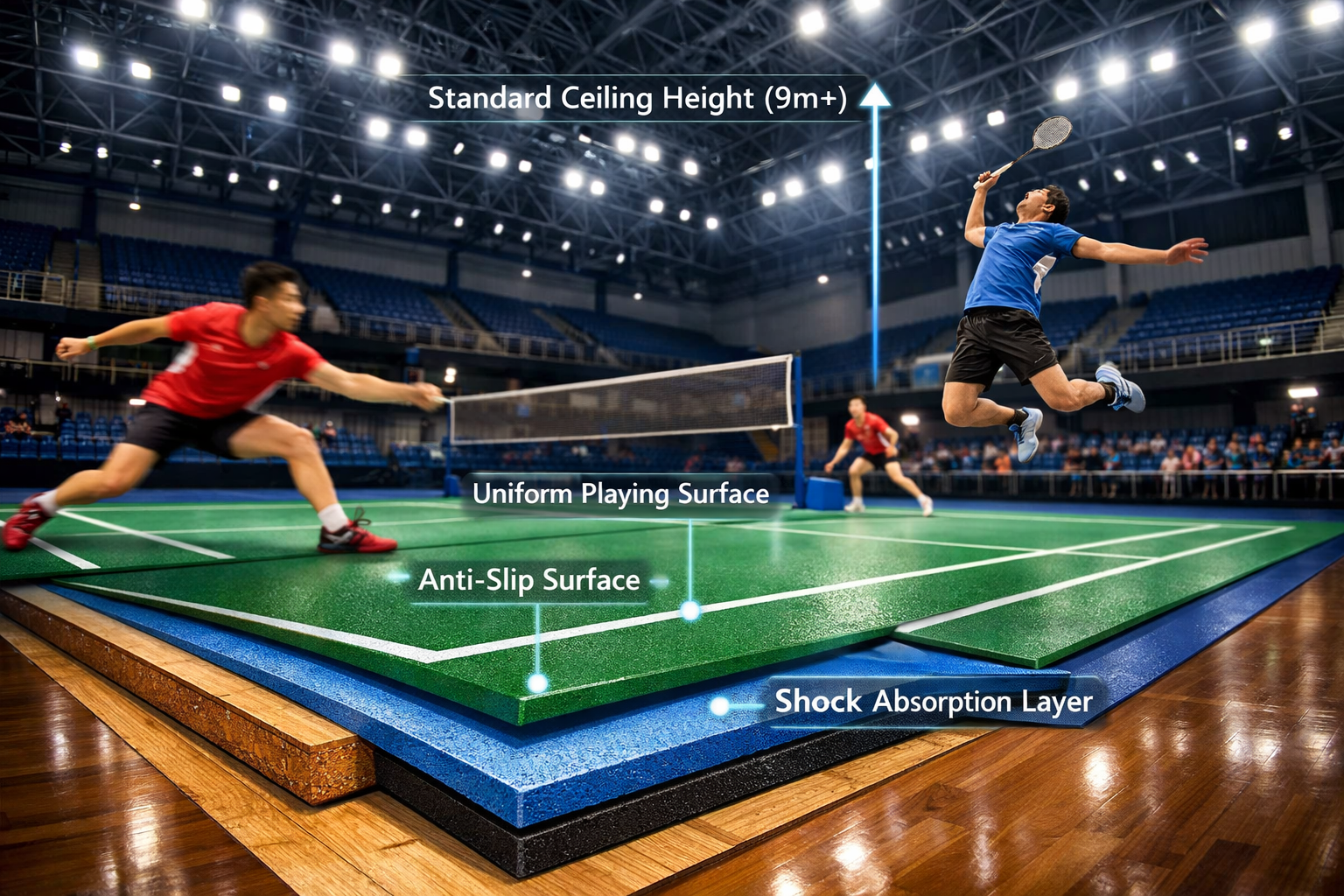 Why Quality Badminton Court Flooring Matters