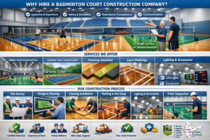 Why Hire a Professional Badminton Court Construction Company?