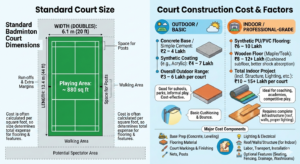Standard Court Size & What It Means for Cost