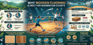 Why Wooden Flooring Is Best for Badminton Courts