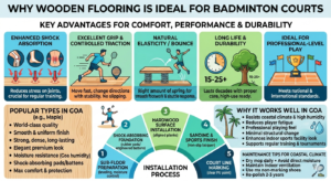 Why Wooden Flooring Is Ideal for Badminton Courts