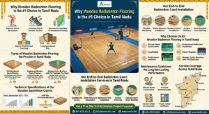 Why Wooden Badminton Flooring is the #1 Choice in Tamil Nadu