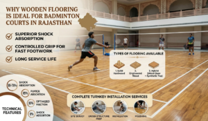 Why Wooden Flooring Is Ideal for Badminton Courts in Rajasthan