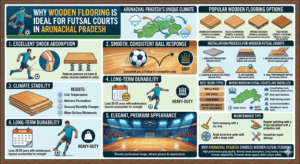 Why Wooden Flooring Is Ideal for Futsal Courts in Arunachal Pradesh