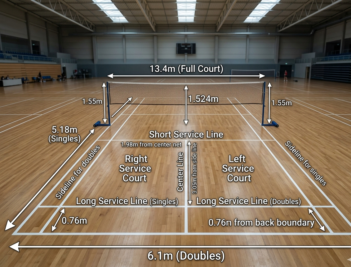 Badminton Court Dimensions