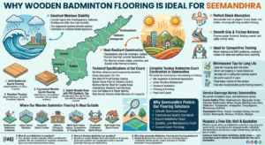 Why Wooden Badminton Flooring is Ideal for Seemandhra