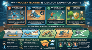 Why Wooden Flooring Is Ideal for Badminton Courts