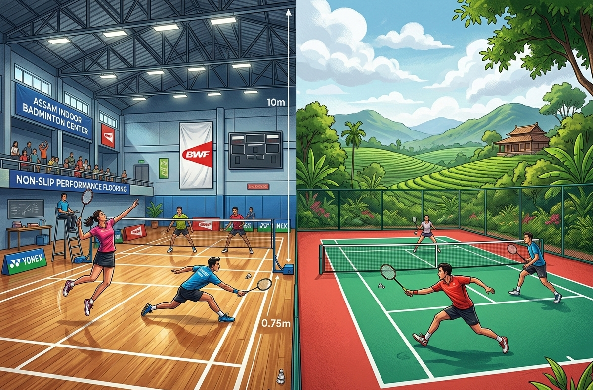 Badminton Court Flooring in Assam