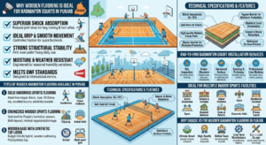 Why Wooden Flooring Is Ideal for Badminton Courts in Punjab