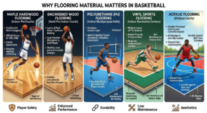 Why Flooring Material Matters in Basketball