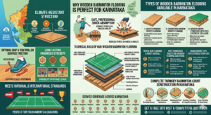 Why Wooden Badminton Flooring Is Perfect for Karnataka